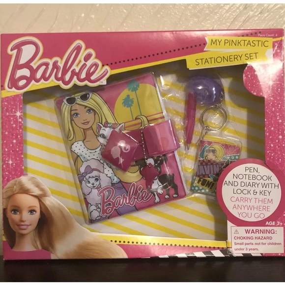 barbie stationery set